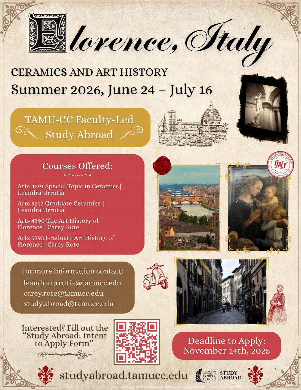 Art in Florence Flyer