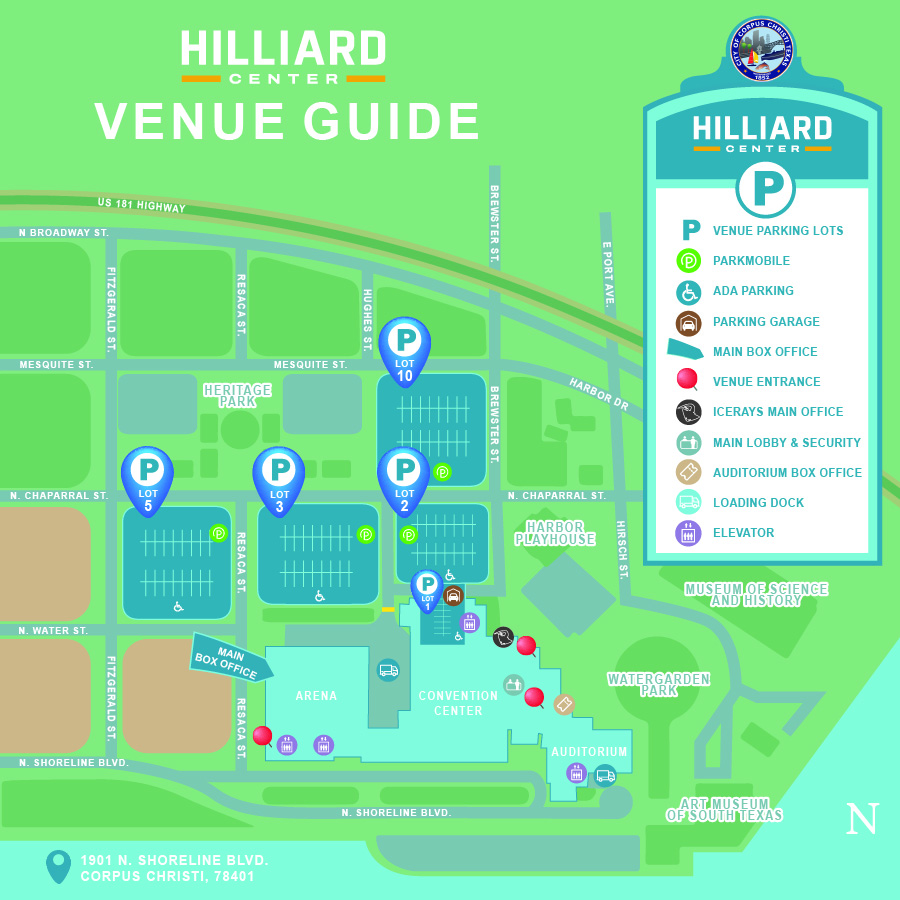 Hilliard Center Parking Map