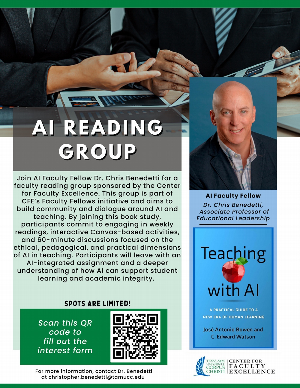 AI Reading Group Flyer