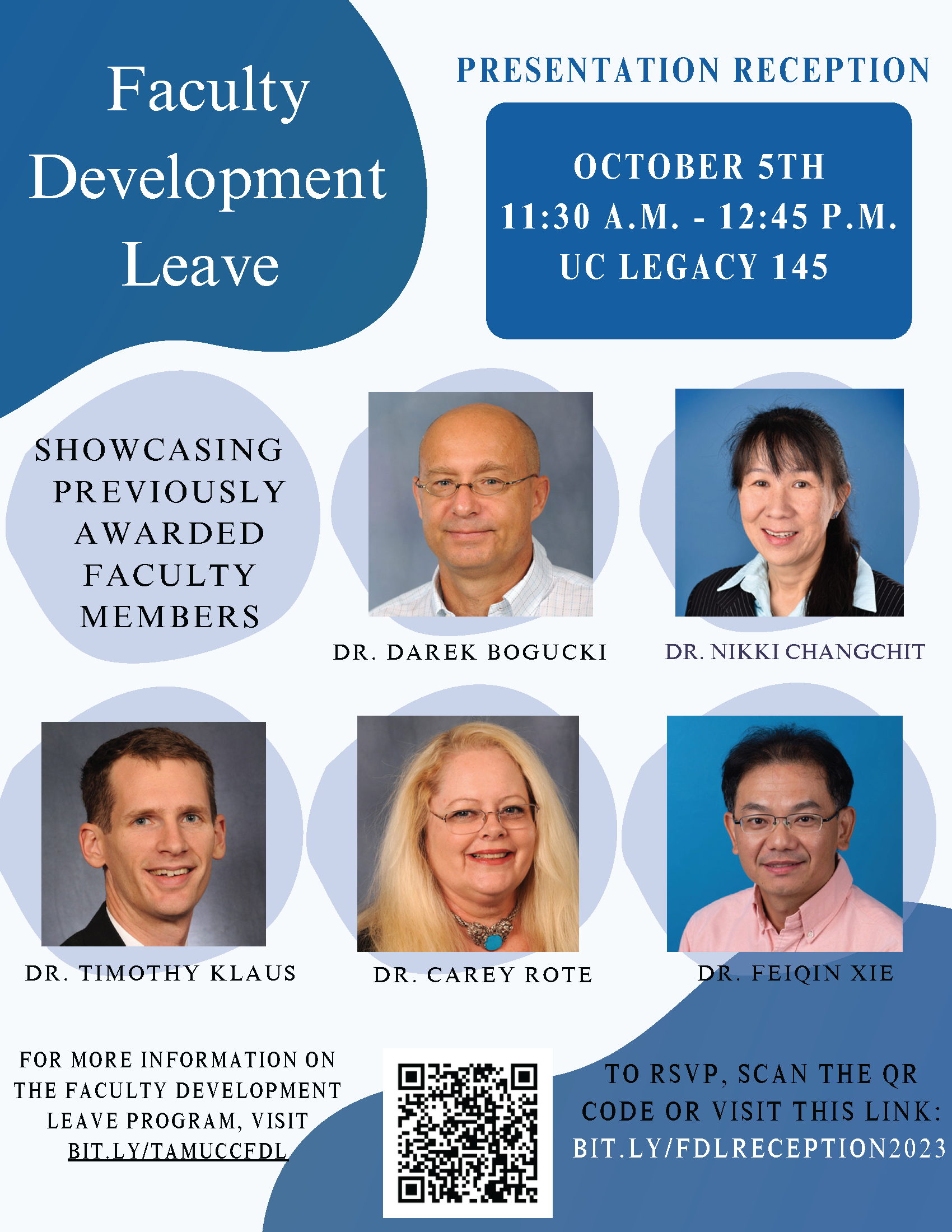 Faculty Development Leave Reception 2023
