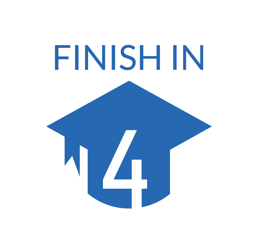Finish in 4 Logo