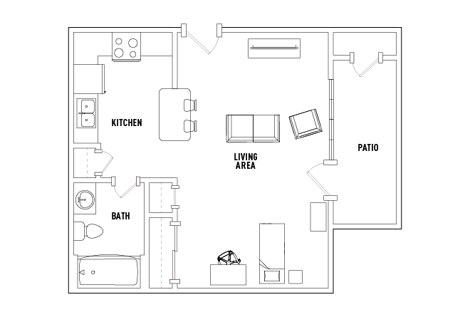 Miramar - Studio, Apartment