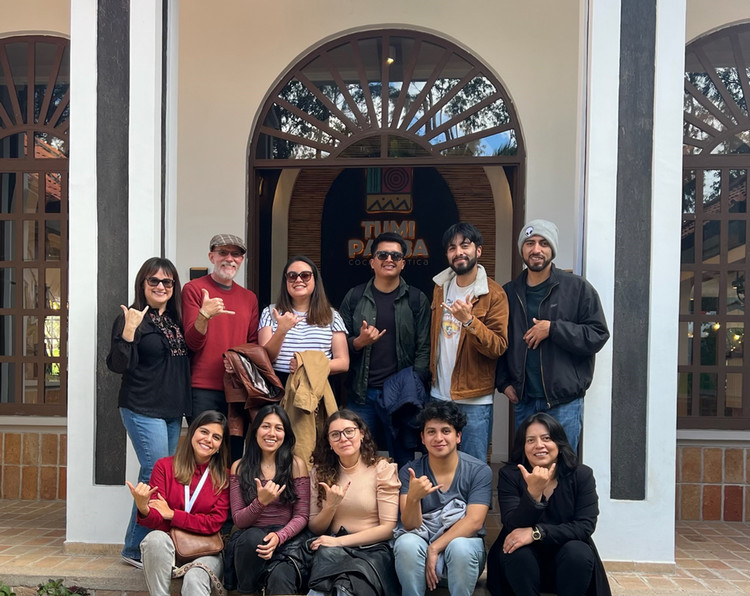 Dr.+Collin+Webster+%28back+row%2C+second+from+left%29+and+colleagues+from+the+University+of+Cuenca+in+Ecuador