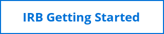 Clickable button with IRB image with blue letters and outline